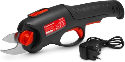 Sécateur rechargeable 3.6V lithium livré avec batterie intégrée et chargeur - Elem Garden