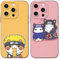 2 Pack Phone Case For iPhone 12 mini 5.4 inch, Anime Japanese Manga Uchiha Itachi Sasuke Cartoon Manga Pattern Shockproof Soft Aesthetics Design Full lens Protection Cover for Children Boy Girl