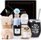 Cadeau Anniversaire Femme, Cadeau Femme Soeur Maman Collegue Maitresse Amie 10PCS Personnalisé Coffrets Cadeau Inclus Mug Isotherme Anniversaire, Noël, Fete des Meres, Saint-Valentin