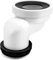 YGHSZ 100mm Toilet Offset pan Connector PVC Waste Pipe Connector, Drain Shifter Toilet Shifter Bathroom Closestool Bathtub Drains Offset Closet Collar Toilet Floor Flange Toilet Seat Shifter Bath Tub