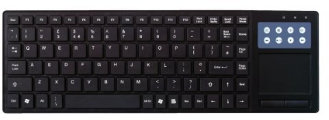 Qwerty TPad USB Multimedia Keyboard with Touchpad