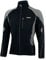 Airtracks Herren Winter Fahrradtrikot Langarm Pro-T Thermo Funktions Radtrikot Warm Fleece Reflektoren Full Zip - Schwarz-Grau - L