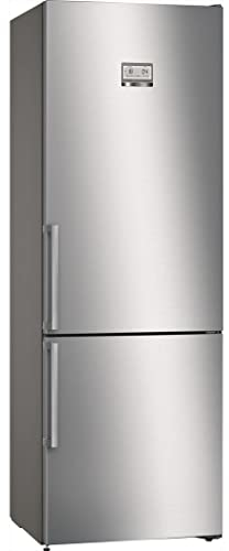 Bosch KGN49AIDP Serie 6 Frigorifero autoportante XXL per Freezer/A+++ / 203 x 70 cm / 202 kWh/Anno/Inox Impronta / 338 l/Liquido VitaFresh Plus/Super Raffreddamento