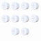 10-Pack Cable Cord Grommet 3/4 Inch Flexible Silicone Cable Cover for Desk and Other Furnitures Wire Hole Cover Wire Cable Management (White)