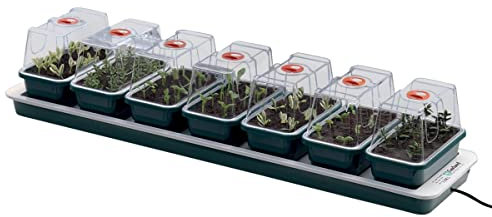 Muddy Hands Super 7 Electric Heated Windowsill Propagator Plant Seed Tray