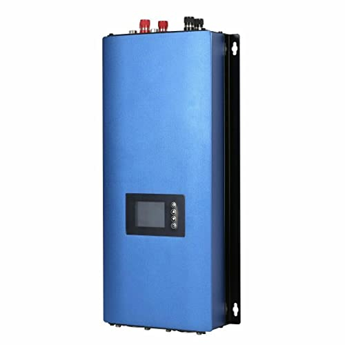 Genway Wechselrichter 220V Windkraftanlage Netzwechselrichter w/Limiter Resistance Set 2000W EU Stecker Grid Tie Inverter, 408mm*275mm*125mm