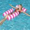 Fauteuil Gonflable de Piscine, JunD Multi Matelas Piscine, 4 en 1 Matelas Piscine Gonflable Bouée, Matelas Gonflable Piscine Adulte, Matelas de Piscine pour Plage, Partie, Vacances, Piscine (Rouge)