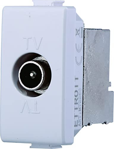 Conector Toma TV Terminal Macho, Compatible con Bticino Matix