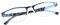 FONHCOO Halbrand Lesebrille Herren Halbbrille Damen Lesehilfe für Senioren Sehhilfe mit Blaulichtfilter Halbrandbrille in Blau, 1,0 Dioptrien