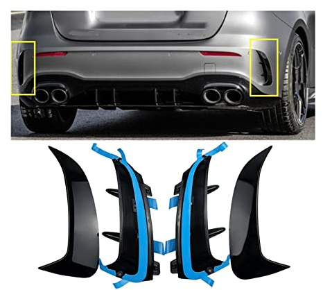 Auto Frontspoiler Hinten Frontstoßstange Spoiler Aufkleber Fender Canards Flossen Für Mercedes Für Benz A-Klasse W177 Fließheck A180 A200 A220 A250 A35 2020+ Front Stoßstangen-Spoilerlippe (Farbe : G