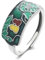 Ring 925 Sterling Silber Retro Ethno Stil K眉rbis pastoral verstellbar
