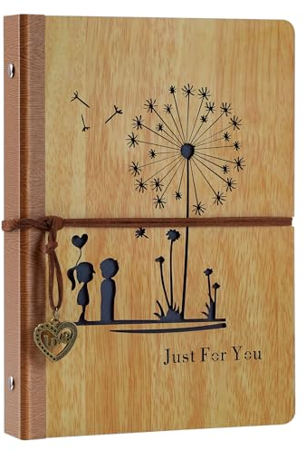 SEEALLDE Notebook A5 200 Blank Pages Hardcover Diary Journal Notebook Vintage Travel Diary Note Sketchbook