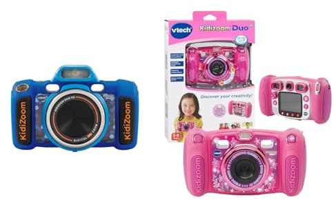 VTech KidiZoom Duo FX, Kids Camera with Colour Screen, 8MP, Photos, Selfies & Videos, AR Filters & Kidizoom Duo Camera 5.0, Kids 5MP Camera with Colour Display, For Photos, Selfies & Videos, 4X