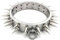ZNCJY Edelstahl Metall Sex Halsreif/Halsband mit Dorn 2 Reihe Abnehmbare Spike 3 cm Höhe BDSM Bondage Halsfessel Sklaven Kragen Erotik Spiele Sexspielzeuge für Paare Männer Frauen,Frau