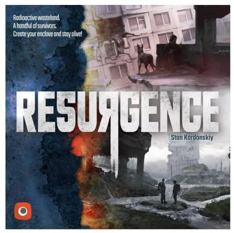 PORTAL GAMES | Resurgence | Post-Apocalyptic Strategy Board Game | Area Control, Worker Placement & Resource Management | 1–4 Players | 60–120 Minutes