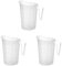 HENDI Jarra medidora apilable - 2 L - ø160x(H)205 mm (Paquete de 3)