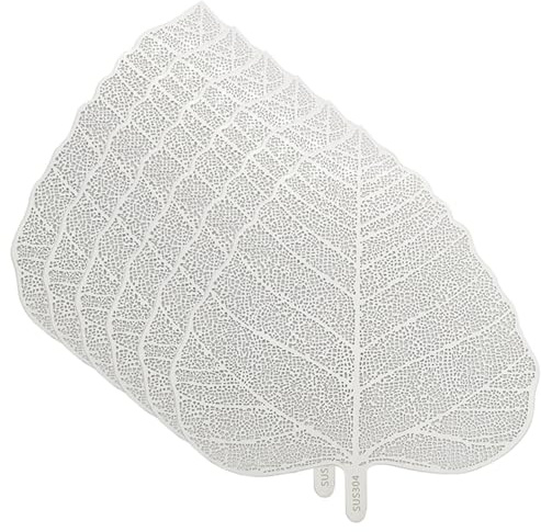 WEKADRIN 6 Stück-pack Blattförmige Tee Eier aus 304 Edelstahl Praktischer und Platzsparender Teefilter für Zuhause und Restaurant Geeignet für Losen Tee