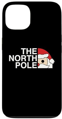 Funny Santa Face Christmas Parody The North Pole Case for iPhone 13