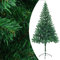 vidaXL Künstlicher Weihnachtsbaum mit Ständer Tannenbaum Baum Christbaum Weihnachtsdeko Dekobaum Kunstbaum Weihnachten Dekoration 180cm 564 Zweige