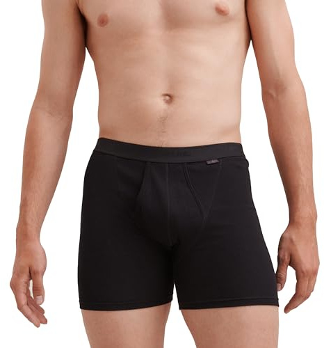 DILLING Premium Classic - Men's Boxer Shorts with Fly - Organic Cotton