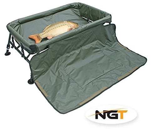 NGT Karpfenangeln Matte, Fischmatte, Fischwiege, Large, grün, STRINGED_INSTRUMENTS