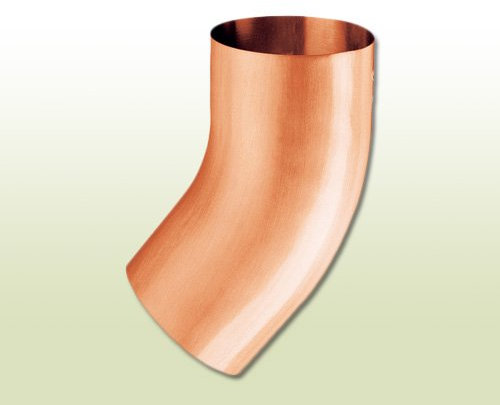 Kupfer Fallrohrbogen DN 87 / 40 Grad