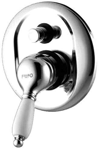 Miscelatore Rubinetto doccia/vasca ad incasso con deviatore Palma Framo per Bagno Cromo