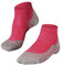FALKE Femme Ru4 Endurance Short W Sso Coton Anti-ampoule Chaussettes De Course, Rouge Rose 8564, 37-38 EU