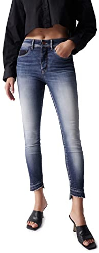Salsa Jeans Faith, Push IN, Cropped Hose, PREMIUMWASCHUNG