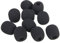 Microfoni kcopo Wind copertura protettiva di spugna copertura microfono Sponge Mic Winds Creen Windshield per Audio Technica microfoni e 5 pezzi nero