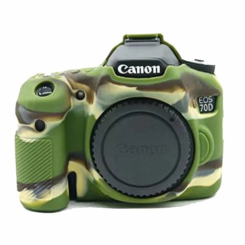 Market&YCY Professional Easy Cover Camera Protective Camera Silicone Protective Case,For Canon EOS 70D Camera - Camouflage