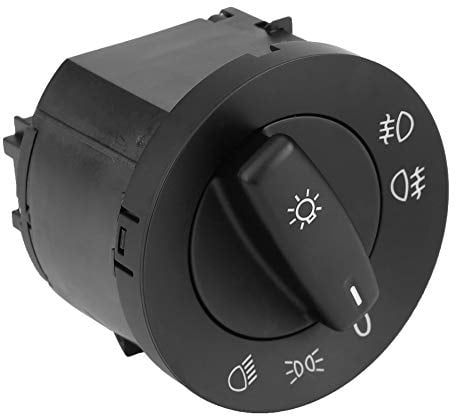 Keenso Auto Scheinwerfer Lichtschalter, Auto Scheinwerfer Nebelscheinwerfer Integrierter Schaltknopf für / MK5 6 B6 Kaninchen Sirocco