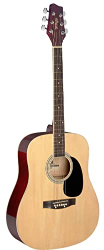 Stagg Dreadnought Akustikgitarre (3/4 Größe), Natur
