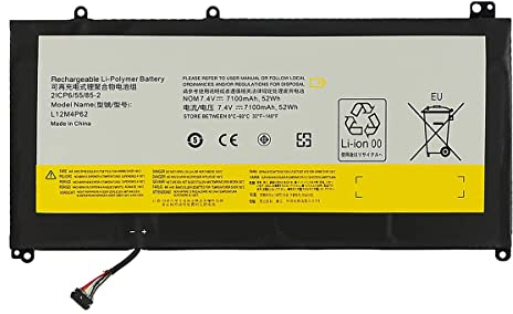 XITAIAN 7100mAh 52Wh 7.4V L12M4P62 L12L4P62 Repuesto Batería para Lenovo Ideapad U430 U530 U530-20289 Touch 2ICP6/55/85-2 121500163