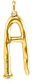 UNO de 50 Charm Gib mir ein A, Einheitsgröße, Metall, Kein Edelstein