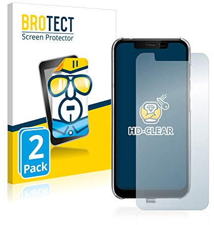 BROTECT (2 Stück Schutzfolie für Gigaset GS195LS Displayschutz Folie Made in Germany, Ultra-Klar