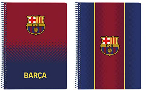 Cuaderno 80 Hojas A5 de F.C. Barcelona 1ª Equipación 20/21, Tapas Duras, 155x220mm
