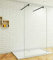 Acezanble Duschabtrennung 50x200cm Duschwand Walk In Dusche 8mm NANO Echtglas Schwarz