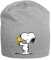 Spreadshirt Peanuts Snoopy Und Woodstock Jersey-Beanie, One Size, Grau meliert