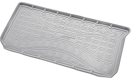 Recambo Gummi Kofferraumwanne Premium passend für Smart Fortwo II, Typ 451 | 2007-2015 | passgenau mit Rand | Grau