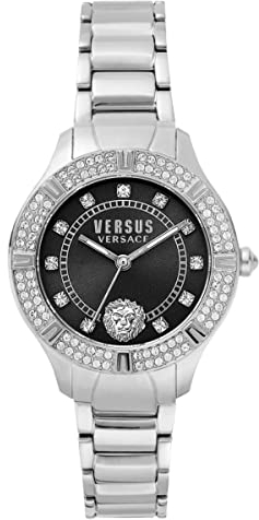 Versus by Versace Damen Uhr Armbanduhr Canton Road VSP263421 Edelstahl