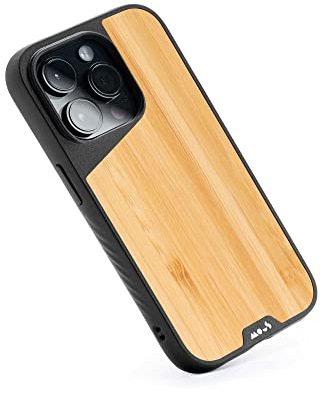 Mous for iPhone 14 Pro Case MagSafe Compatible - Limitless 5.0 - Bamboo - Protective iPhone 14 Pro Case - Shockproof Phone Cover