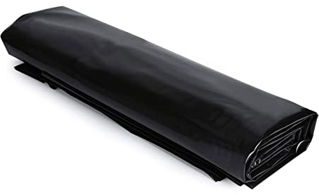 UHEKC Gomas Lona Piscina Lona Estanque PVC Lona para Piscina Resiste Pinchazos para Exteriores, Estanque Peces Koi Durable Plegable, Varios Tamaños (Color : Black, Size : 9x20m)