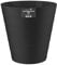 Homeshopa Plastic Waste Paper Bin, 6L Round Waste Basket Trash Can, Lightweight Rubbish Bin for Kitchen, Bedroom, Bathroom, Open-Top Design, Ourdoor Gargabe Container Dustbin (Black)