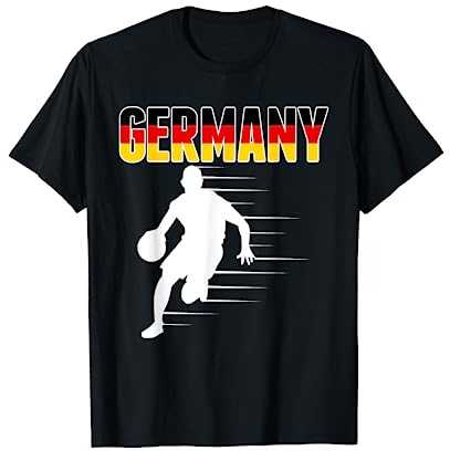 Deutschland Basketball Liebhaber Trikot Support Deutsche Baller Team T-Shirt