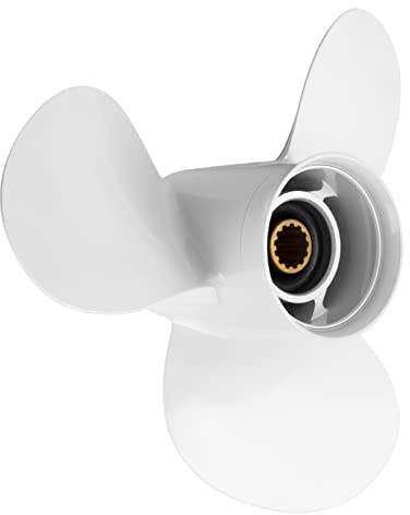 VQPROPs Aluminium-Außenbord-Propeller für Yamaha 25–60 PS, 13 Spline, 8,9 | Passend für 8,9 cm Getriebegehäuse Yamaha 25-60HP Motoren. Hochfestes Aluminium mit 13 Spline-Zähnen. Mehrere Größen