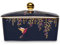 Portmeirion SMCN79406-XG Sara Miller Chelsea Butter Dish with Cover, Navy Blue