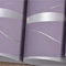 Moderne einfache gestreifte Welle 3D dreidimensionale Vliestapete nicht selbstklebende Tapete Wohnzimmer Schlafzimmer TV Hintergrund Wandtapete (0,53 x 10 m, lila)