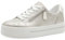 Jana Damen Plateau Sneaker mit Reißverschluss Vegan, Silber (Silver), 42 EU