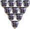 Volleyball-Medaillen für Herren, 7,6 cm, Schildform, Pokal, Team-Preis, mit Halsbändern, CSM-Awards Trophäen, Geschenk, Herren, Jungen, für drinnen und draußen, Strand, 10 Stück